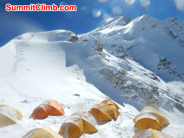 Tents at camp 2. Photo Erik